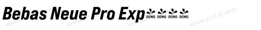 Bebas Neue Pro Exp字体转换